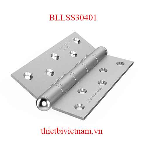 Bản lề lá bằng inox 304 dài 142mm dày 3mm BLLSS30401