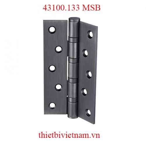 Bản lề lá inox 201 dài 132mm dày 3mm bạc xước mờ model 43100.133 MSB