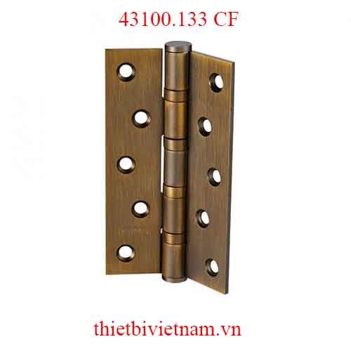 Bản lề lá inox 201 dài 132mm dày 3mm cafe vàng model 43100.133 CF