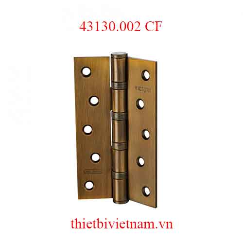Bản lề sắt dài 132mm dày 4mm cafe vàng model 43130.002 CF