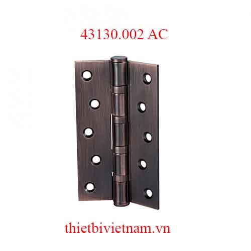 Bản lề sắt dài 132mm dày 4mm nâu bóng model 43130.002 AC