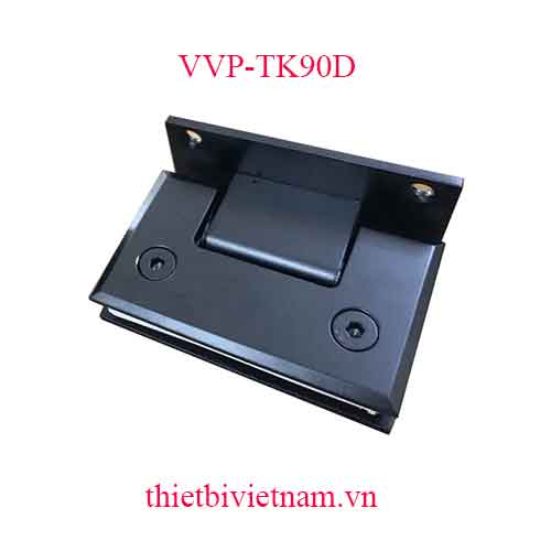 Bản lề tường kính 90 độ VVP màu đen model VVP-TK90D