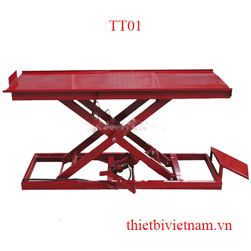 Bàn Nâng Xe Máy Cơ Dùng Chân Đạp TT01