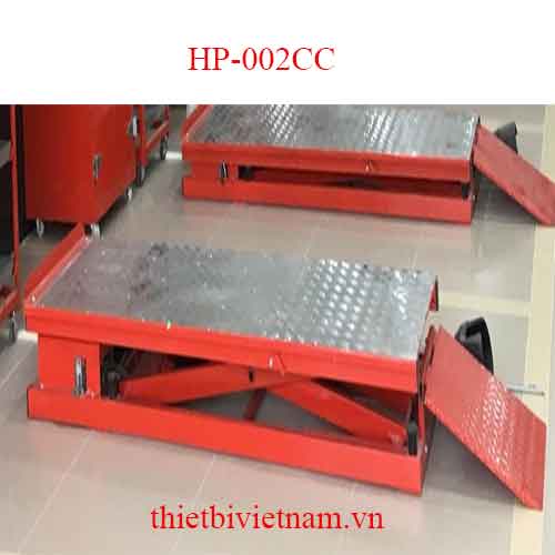 Bàn nâng xe máy full cao cấp bao gồm cả tấm dẫn Haphong HP-002CC