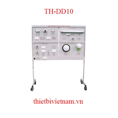 BẢNG MÔ HÌNH HỆ THỐNG ĐIỆN CHIẾU SÁNG TH-DD10