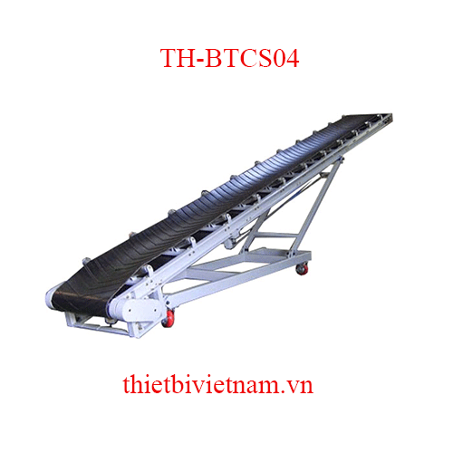 BĂNG TẢI CAO SU NÂNG HẠ BẰNG TỜI CÓ BÁNH XE TH-BTCS04