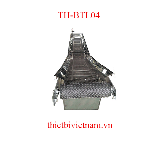 BĂNG TẢI LƯỚI INOX CÓ THÙNG CHỨA (THÙNG NGÂM NÓNG – LẠNH) TH-BTL04