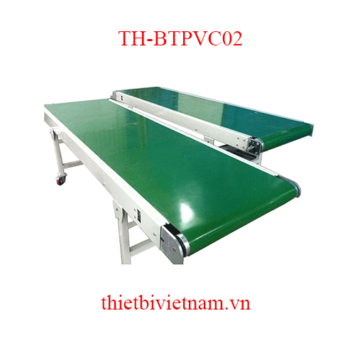 BĂNG TẢI PVC CỠ NHỎ DÙNG CHO DÂY CHUYỀN THỰC PHẨM (MÀU XANH) TH-BTPVC02