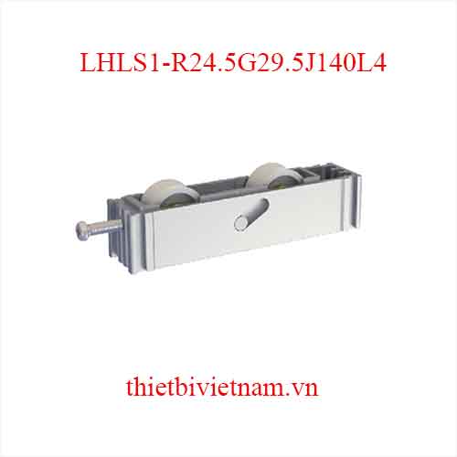 Bánh xe đôi Draho cho cửa lùa Xingfa hệ 87 & 93  LHLS1-R24.5G29.5J140L4