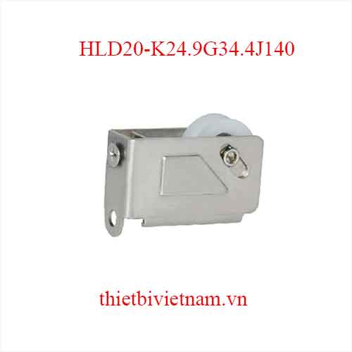 Bánh xe đơn Draho cho cửa lùa nhôm hệ 87 & 93 HLD20-K24.9G34.4J140