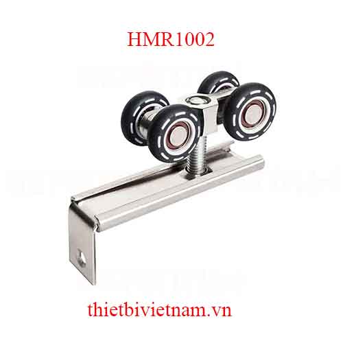 Bánh xe lùa treo HMR1002 30kg 4 bánh nhựa đen, đế thép