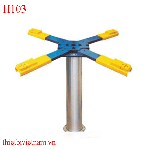 Ben nâng rửa xe 1 trụ kiểu chữ X H103