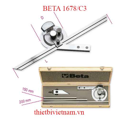BEVEL PROTRACTOR BETA MODEL 1678/C3