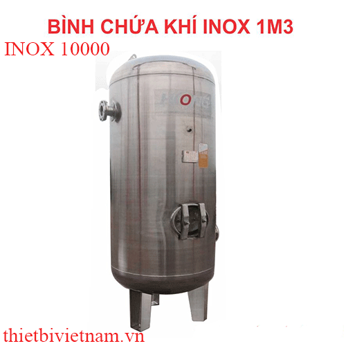 Bình chứa khí inox 1000 lít TURBOR INOX 1000