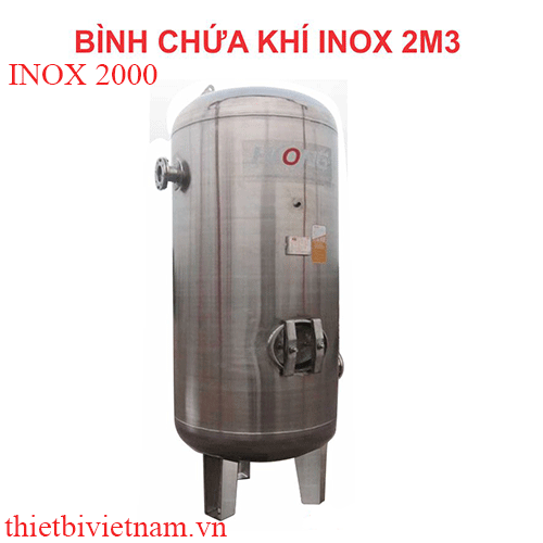 Bình nén khí inox 2000 lít TURBOR INOX 2000