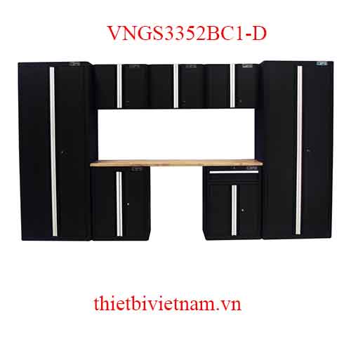 Bộ 08 tủ dụng cụ màu đen CSPS – 335cm Model  VNGS3352BC1-D