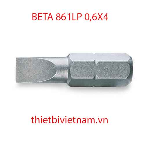 Bộ 10 chiếc BITS FOR SLOTTED HEAD SCREWS BETA MODEL 861LP 0,6X4