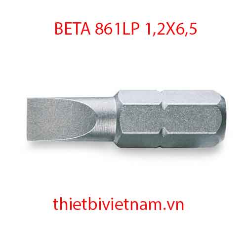 Bộ 10 chiếc BITS FOR SLOTTED HEAD SCREWS BETA MODEL 861LP 1,2X6,5
