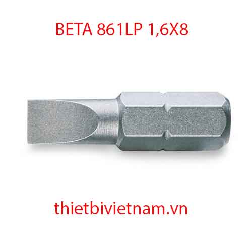 Bộ 10 chiếc BITS FOR SLOTTED HEAD SCREWS BETA MODEL 861LP 1,6X8