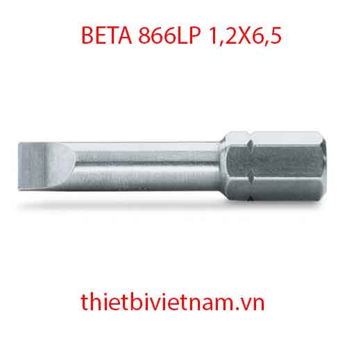 Bộ 10 chiếc BITS FOR SLOTTED HEAD SCREWS BETA MODEL 866LP 1,2X6,5