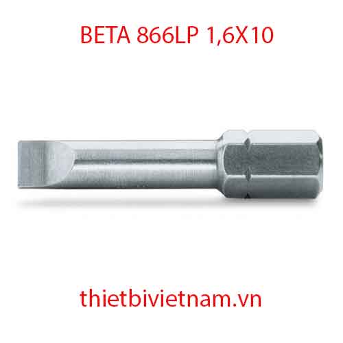 Bộ 10 chiếc BITS FOR SLOTTED HEAD SCREWS BETA MODEL 866LP 1,6X10