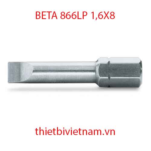 Bộ 10 chiếc BITS FOR SLOTTED HEAD SCREWS BETA MODEL 866LP 1,6X8