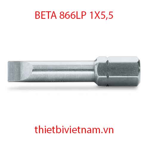 Bộ 10 chiếc BITS FOR SLOTTED HEAD SCREWS BETA MODEL 866LP 1X5,5