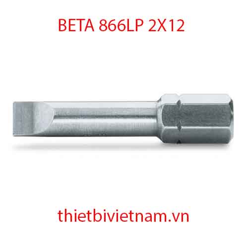 Bộ 10 chiếc BITS FOR SLOTTED HEAD SCREWS BETA MODEL 866LP 2X12