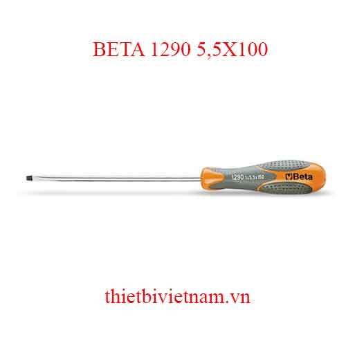 Bộ 10 chiếc SCREWDRIVERS SLOTTED HEAD BETA MODEL 1290 5,5X100