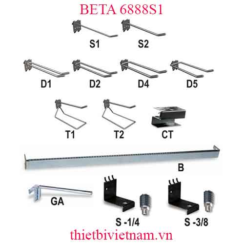 Bộ 10 chiếc SINGLE HOOKS FOR C60-C61-C68 BETA MODEL 6888S1