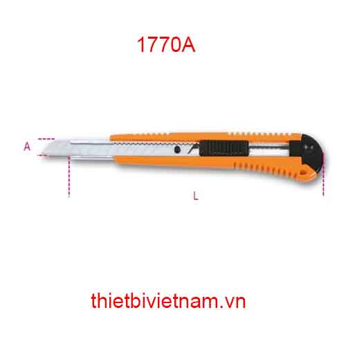Bộ 10 chiếc UTILITY KNIFE WITH BLADE LOCKING BETA MODEL 1770A