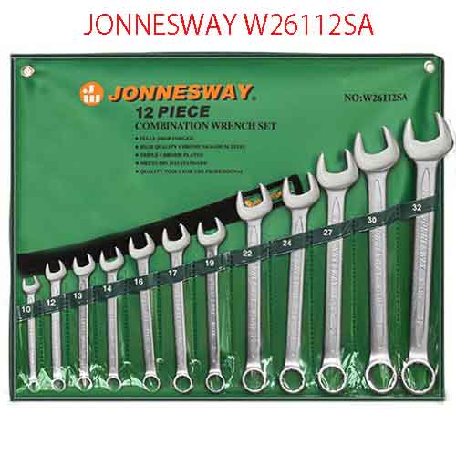 Bộ 12 cờ lê liền tròng hệ mét dải 10 - 32 JONNESWAY W26112SA