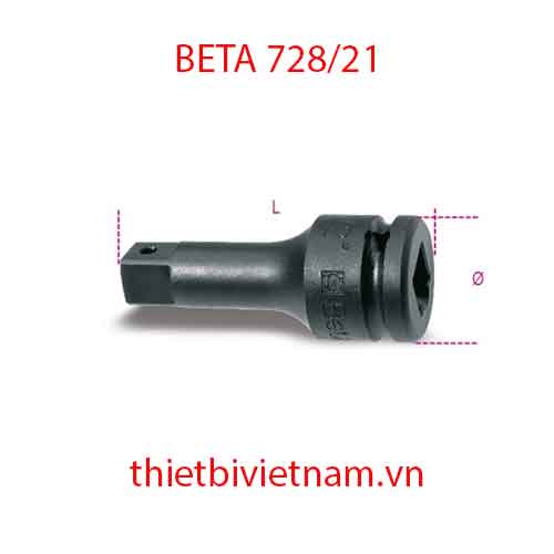 Bộ 2 chiếc 3/4 inch DRIVE IMPACT EXTENSION BAR BETA MODEL 728/21