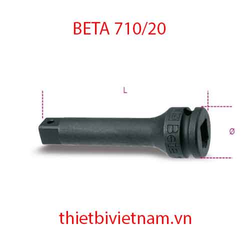 Bộ 2 chiếc 3/8 inch DRIVE IMPACT EXTENSION BAR BETA MODEL 710/20