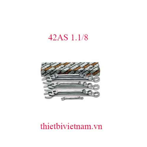 BỘ 2 CHIẾC CỜ LÊ VÒNG MIỆNG COMBINATION WRENCHES BETA 42AS 1.1/8