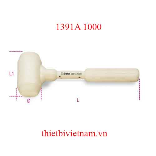 Bộ 2 chiếc DEAD-BLOW HAMMERS TILE WORKERS BETA MODEL 1391A 1000
