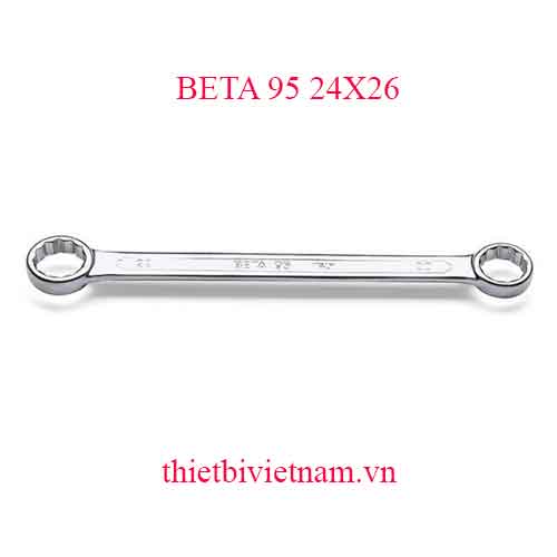 Bộ 2 chiếc DOUBLE ENDED FLAT RING WRENCHES BETA MODEL 95 24X26