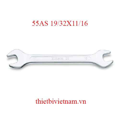 Bộ 2 chiếc DOUBLE OPEN END WRENCHES BETA MODEL 55AS 19/32X11/16