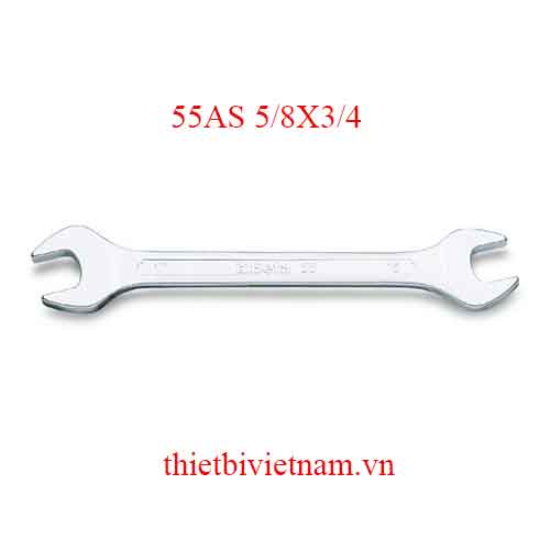 Bộ 2 chiếc DOUBLE OPEN END WRENCHES BETA MODEL 55AS 5/8X3/4