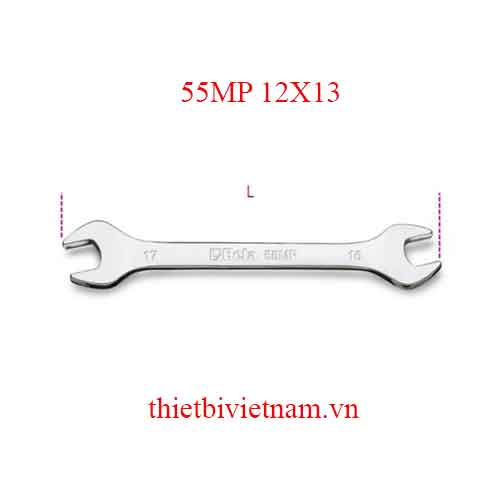 Bộ 2 chiếc DOUBLE OPEN END WRENCHES BRIGHT BETA MODEL 55MP 12X13