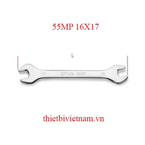 Bộ 2 chiếc DOUBLE OPEN END WRENCHES BRIGHT BETA MODEL 55MP 16X17