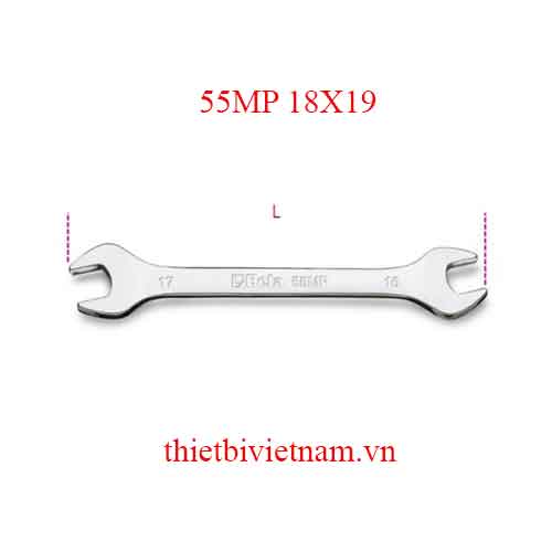Bộ 2 chiếc DOUBLE OPEN END WRENCHES BRIGHT BETA MODEL 55MP 18X19