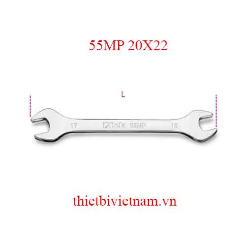 Bộ 2 chiếc DOUBLE OPEN END WRENCHES BRIGHT BETA MODEL 55MP 20X22