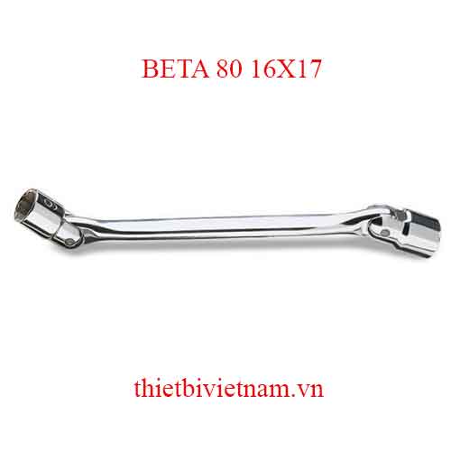 Bộ 2 chiếc DOUBLE SWIVEL END SOCKET WR. BETA MODEL 80 16X17