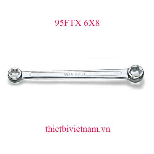 Bộ 2 chiếc DOUBLE-ENDED STRAIGHT WRENCHES BETA MODEL 95FTX 6X8