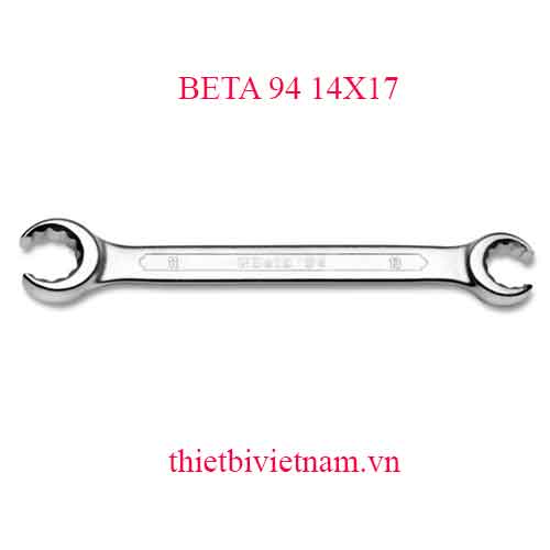 Bộ 2 chiếc FLARE NUT OPEN RING WRENCHES BETA MODEL 94 14X17