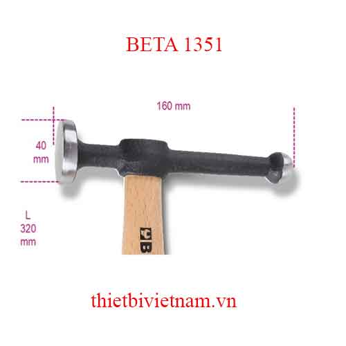 Bộ 2 chiếc HAMMER ROUND FLAT FACE - BALL PEIN BETA MODEL 1351