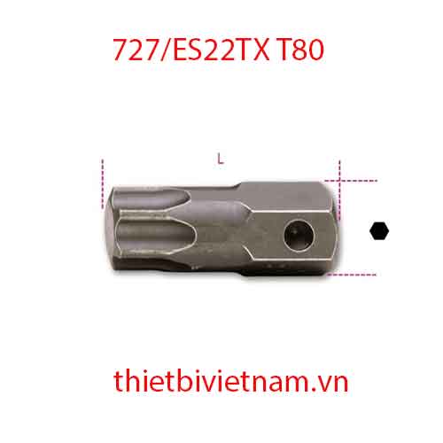 Bộ 2 chiếc IMPACT BITS TX HEAD BETA MODEL 727/ES22TX T80