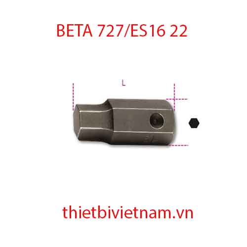 Bộ 2 chiếc IMPACT HEXAGON BITS 16 MM BETA MODEL 727/ES16 22