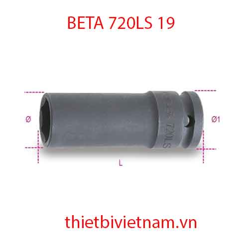 Bộ 2 chiếc IMPACT SOCKETS LONG SLIM SERIES BETA MODEL 720LS 19